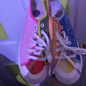 Adidas Multicolor Canvas NIZZA shoes size 6 1/2